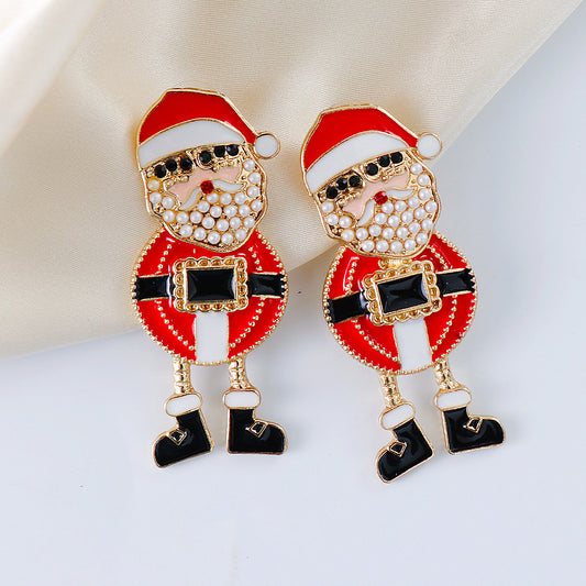 Santa Earrings